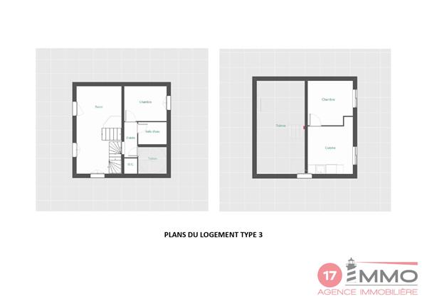 Maison/Immeuble avec 3 logements – Dépendance et garage