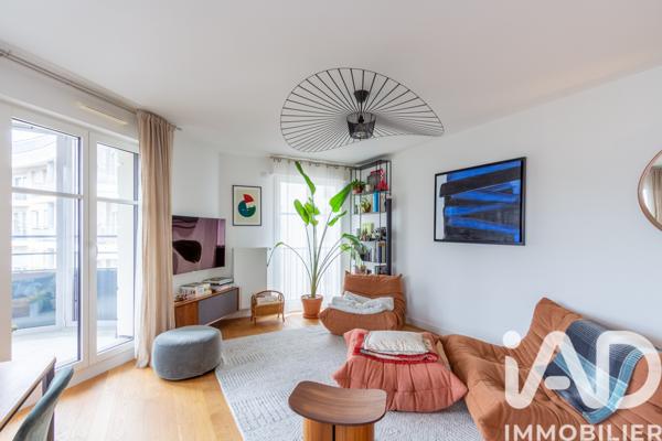 Appartement à vendre 3 pièces 62,5 m² Puteaux