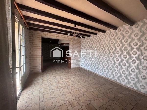 Potentiel pour cette charmante maison de plein-pied