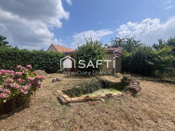 Potentiel pour cette charmante maison de plein-pied