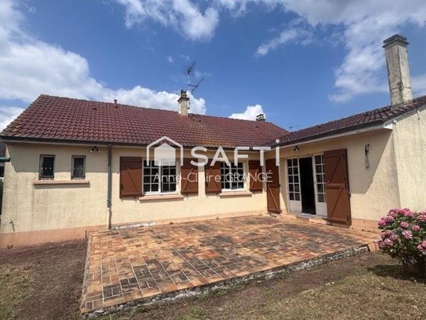 Potentiel pour cette charmante maison de plein-pied