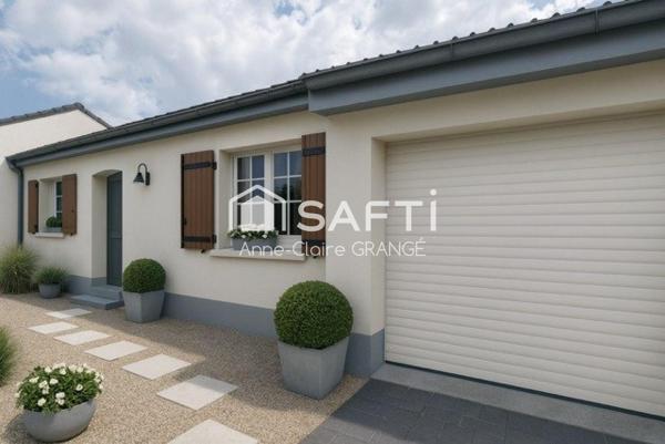 Potentiel pour cette charmante maison de plein-pied