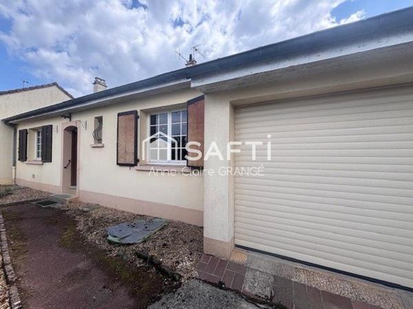 Potentiel pour cette charmante maison de plein-pied