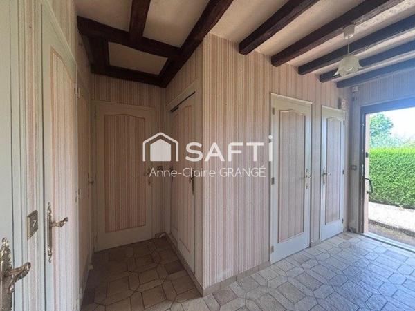 Potentiel pour cette charmante maison de plein-pied