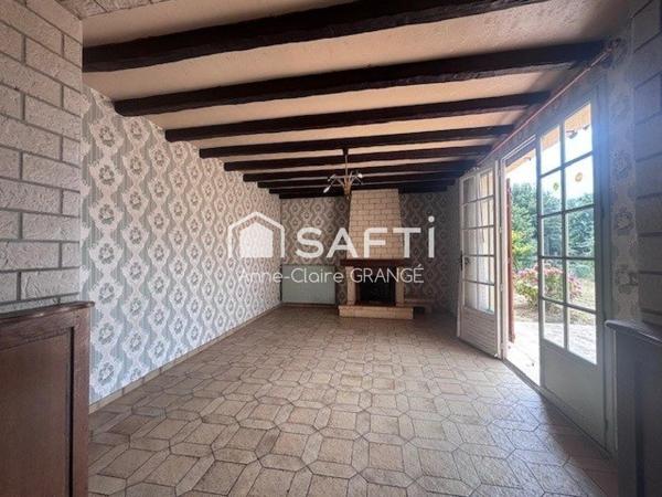 Potentiel pour cette charmante maison de plein-pied