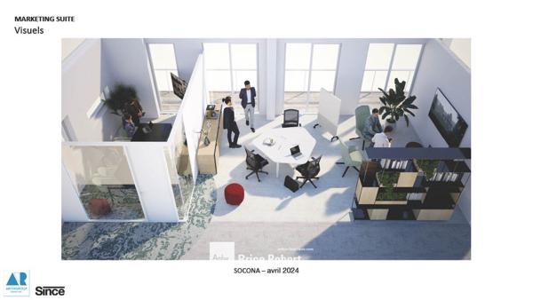 Bureaux à louer à Lyon avec espaces verts et grande modularité