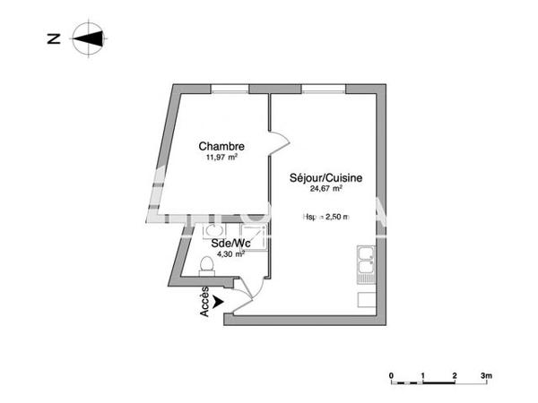 Location Appartement 2 pièces 40.94 m² - 3 RUE QUENTIN ROOSEVELT Chateau Thierry 02400