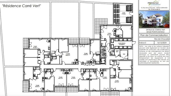 Appartement 3 pièces - 62 m²