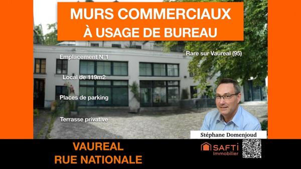 MURS COMMERCIAUX A USAGE DE BUREAUX