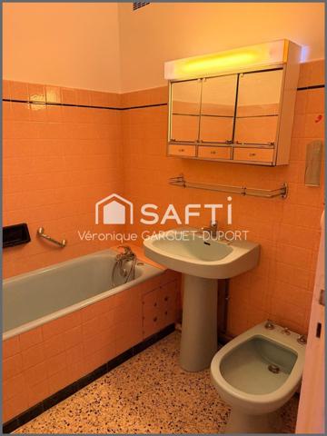 T3 centre-ville avec balcon, garage et stationnement