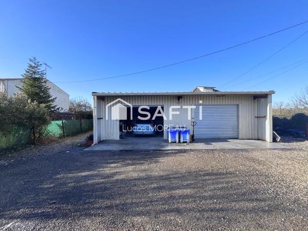 Immeuble de rapport de 2 locaux et un plateau R+1