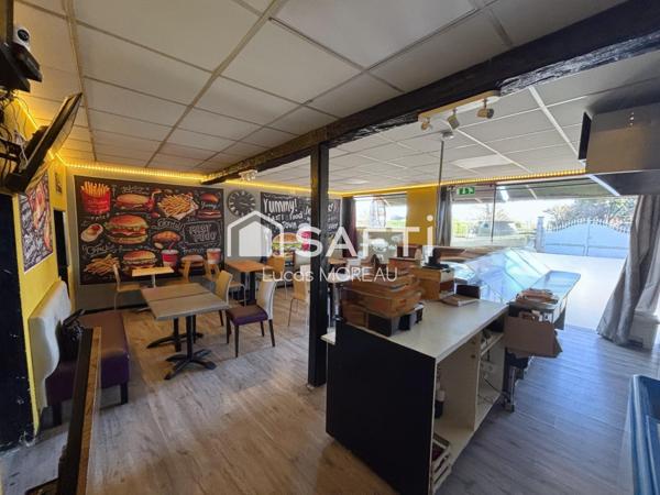 Immeuble de rapport de 2 locaux et un plateau R+1