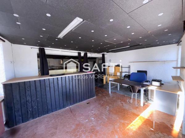 Immeuble de rapport de 2 locaux et un plateau R+1