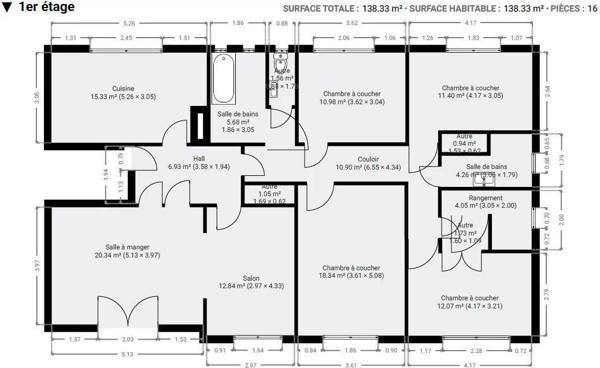 Maison de village de 173m2 avec garage hyper centre Francheville le Haut