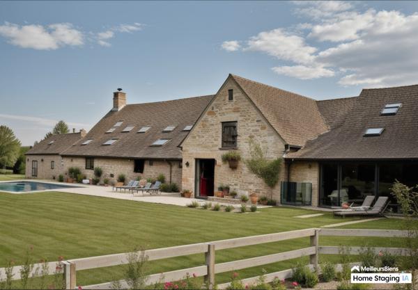 Maison Fermette Longère rénovée de 160m2 4 chambres de plain pied avec possibilité gite - proche Le Mans