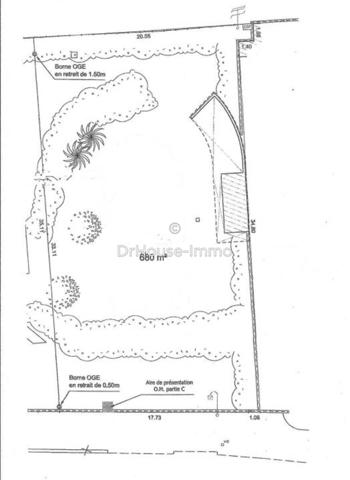 Terrain à vendre de 680 m²