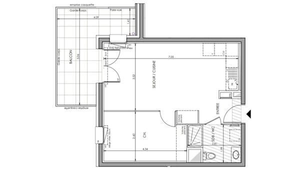 Appartement à vendre 2 pièces 43 m² La Ravoire