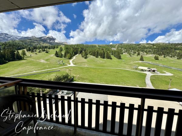 Dpt Hautes Alpes (05), à vendre SUPERDEVOLUY appartement T1 de 24,37m² terrasse de 6m²
