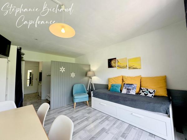 Dpt Hautes Alpes (05), à vendre SUPERDEVOLUY appartement T1 de 24,37m² terrasse de 6m²