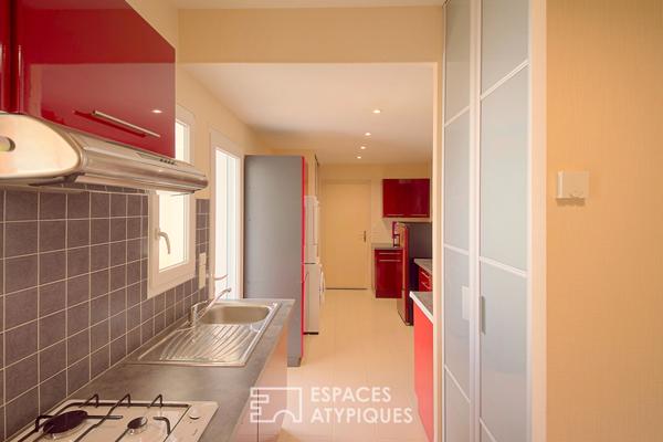 Plain pied et sa piscine couverte