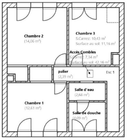 Hem La Vallée - Maison familiale à rafraîchir – 3 chambres – Jardin – Sous-sol complet