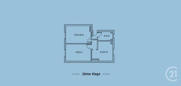 Appartement F2 à vendre  2 pièces - 37 m2 LE KREMLIN BICETRE - 94