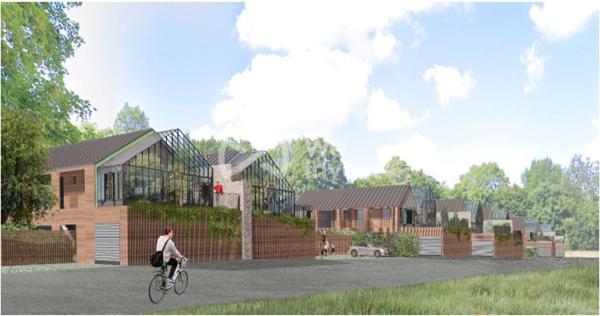 Nouveau, à 5min de Bailly, beau terrain à bâtir de 730m² avec projet accordé d'une maison de 152m²
