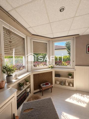 Rez-de-jardin de 85m², grand jardin, garage double