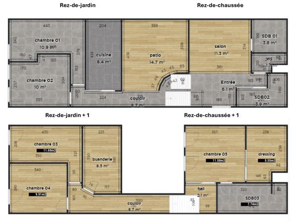 Nanterre (92000) Chambres en colocation meublée sans solidarité pour de 850 €/mois charges comprises