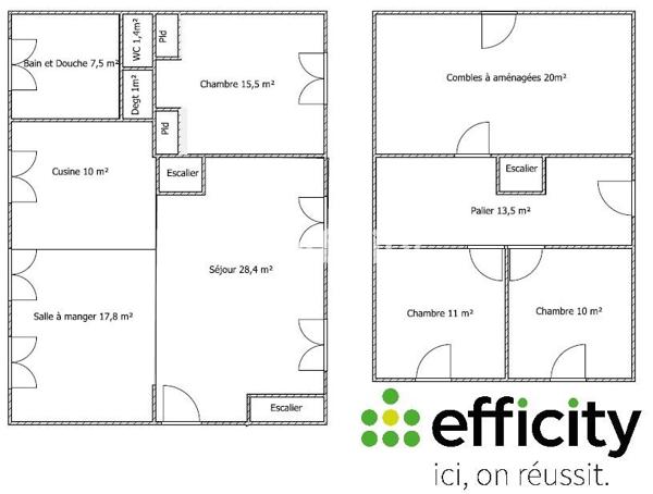 Maison 4 pièces - 90 m² Exclusivité