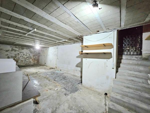 IMMEUBLE AVEC APPARTEMENT, LOCAL COMMERCIAL ET CAVE