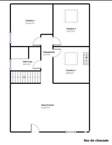 Appartement à vendre 4 pièces 72 m² Montfermeil