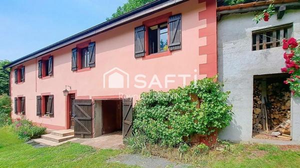 Maison avec terrain arboré et ruisseau – Harsault