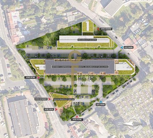 T3 dernier étage avec terrasse aux portes de Lille