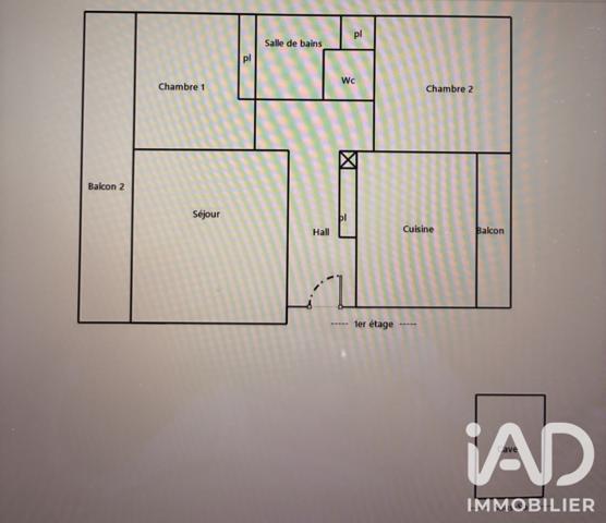 Appartement à vendre 3 pièces 56,05 m² Vénissieux