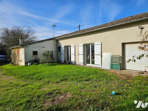 A vendre : Maison spacieuse de 162m² à Ceaux en Couhé, VALENCE-EN-POITOU (86700)