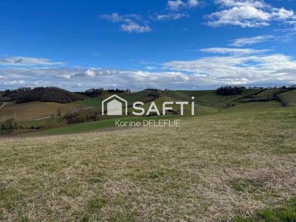 Beau terrain de 2400m2 ! vue sur les Pyrénnées