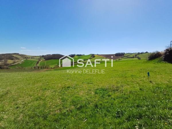 Beau terrain de 2400m2 ! vue sur les Pyrénnées