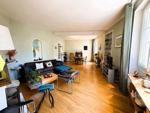 NANTES CANCLAUX T4-5 ENSOLEILLE PARQUET CHEMINEE et GARAGE CAVE et GRENIER