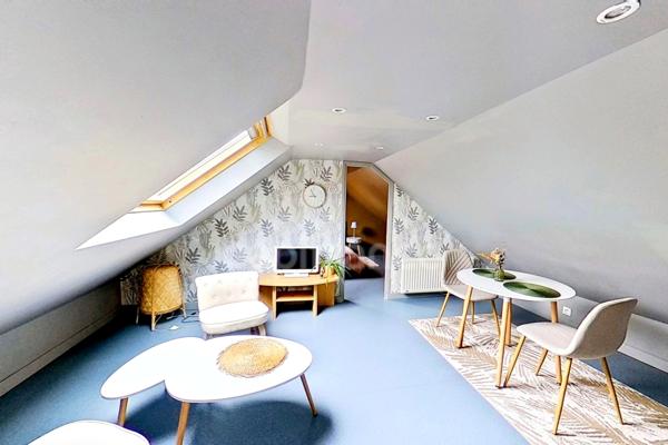 Dpt Cotes d’Armor (22) -à vendre -PLEUMEUR-BODOU - Crec’h Lagadurien - Maison T9 – 200 m² - 7 chambres -Terrain clos 1 661 m² - Double garage - Appartement indépendant - Environnement recherché - Visi