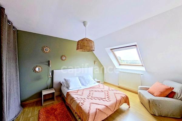 Dpt Cotes d’Armor (22) -à vendre -PLEUMEUR-BODOU - Crec’h Lagadurien - Maison T9 – 200 m² - 7 chambres -Terrain clos 1 661 m² - Double garage - Appartement indépendant - Environnement recherché - Visi