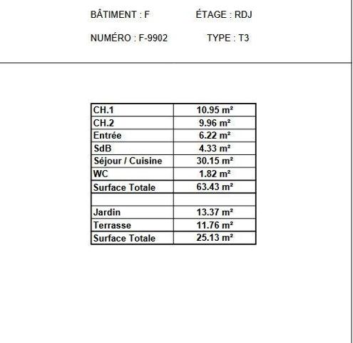 Appartement à vendre 3 pièces 64 m² Voreppe