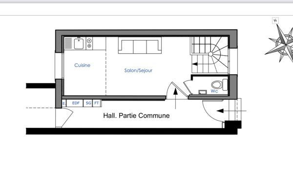 Appartement à vendre 2 pièces 38 m² Bagneux