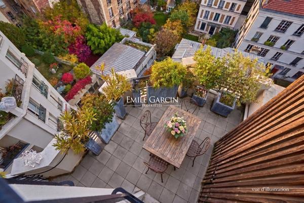 A vendre - penthouse - atelier d'artiste en duplex avec terrasse