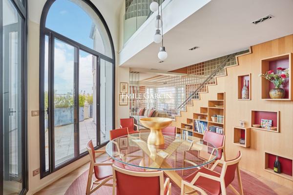 A vendre - penthouse - atelier d'artiste en duplex avec terrasse