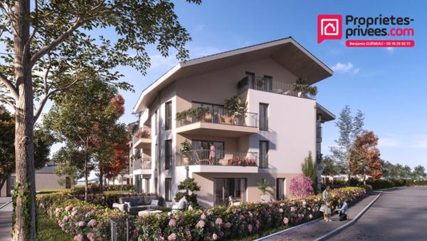 3 pièces - 67m2 -  Rez de jardin