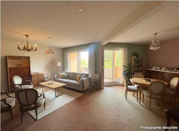 le raisin Toulouse Appartement T4 102 m2 avec ascenseur balcon et terrasse