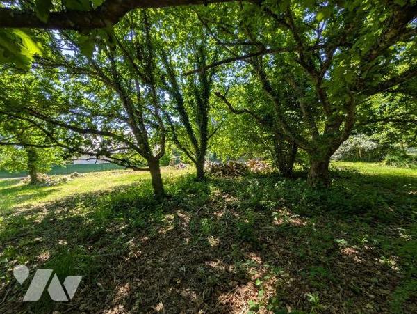 Petit village au calme, à 4 km du centre de Riec-sur-Belon, beau terrain de 1462 m2 constructib...