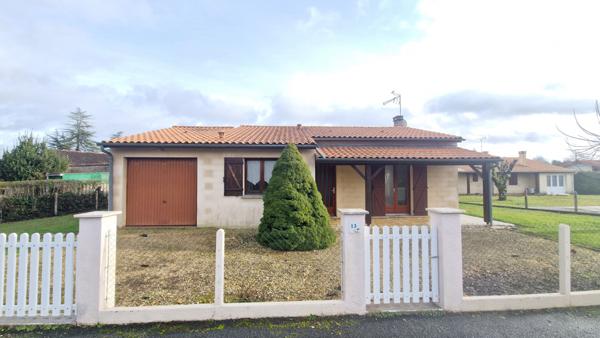 Plain-pied fonctionnel avec garage aménageable et terrain de 750 m²