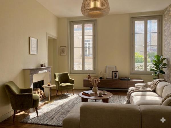 ANGOULEME PLATEAU Sud, rue calme pour ce bel et lumineux appartement F4.